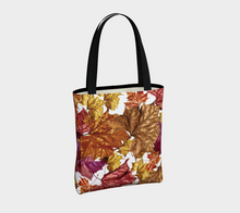 Load image into Gallery viewer, Soggy Leaf Jumble Canvas Tote Bag
