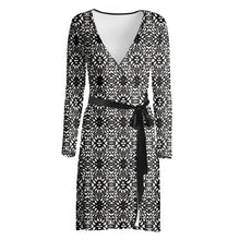 Load image into Gallery viewer, Camelbone Medallion Wrap Dress
