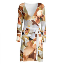 Load image into Gallery viewer, Magnolia Blooms Wrap Dress

