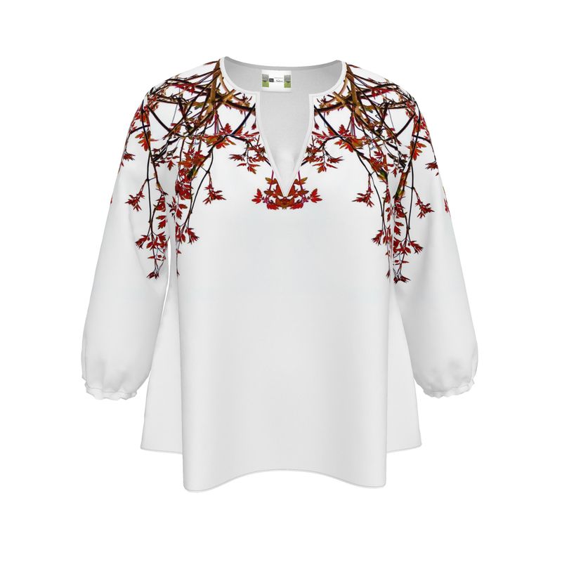 March Red Vine Women's Blouse