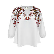 Load image into Gallery viewer, March Red Vine Women&#39;s Blouse

