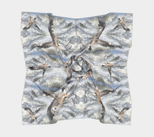 Load image into Gallery viewer, Chattahoochee Blue Herons Square Scarf
