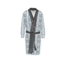 Load image into Gallery viewer, Blue Lichen Lace Bathrobe
