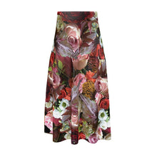 Load image into Gallery viewer, Wedding Flowers Midi Skirt
