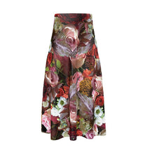 Load image into Gallery viewer, Wedding Flowers Midi Skirt
