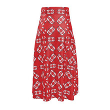 Load image into Gallery viewer, White Egret Love Dance Midi Skirt

