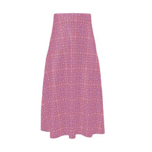 Load image into Gallery viewer, Water Wonder Pink Midi Skirt
