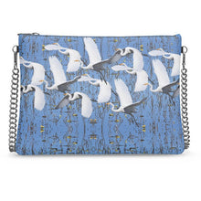 Load image into Gallery viewer, White Egrets Landing Crossbody Bag
