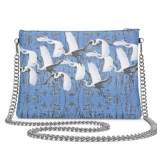Load image into Gallery viewer, White Egrets Landing Crossbody Bag
