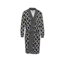 Load image into Gallery viewer, Camelbone Navy Blue X Bathrobe
