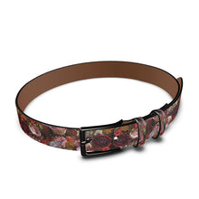 Load image into Gallery viewer, Wedding Flowers Leather Belt
