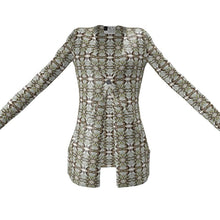 Load image into Gallery viewer, Pine Cone Lattice Sweater with Pockets
