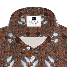 Load image into Gallery viewer, Autumn White Egret Men&#39;s Shirt
