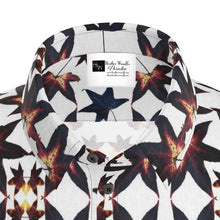 Load image into Gallery viewer, Black Leaf Jumble Quilt Men&#39;s Shirt
