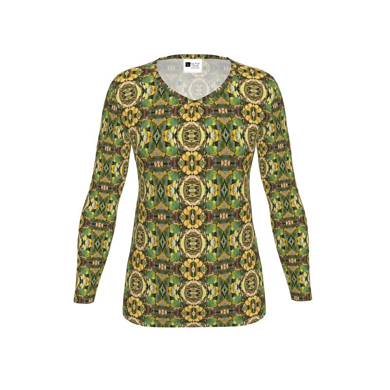 Parisian Leaves 1 Womens T-shirt
