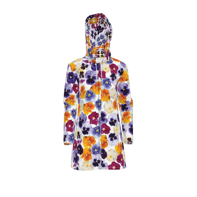 Pansy Face Rain Jacket