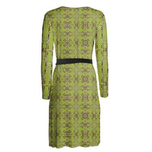 Load image into Gallery viewer, Lichen Log Green Wrap Dress
