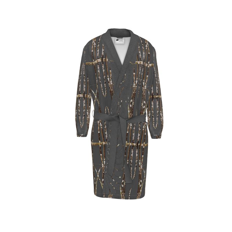 Lichen Log Grey Bathrobe