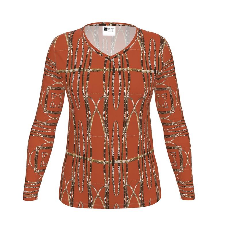 Lichen Log Red Womens T-shirt