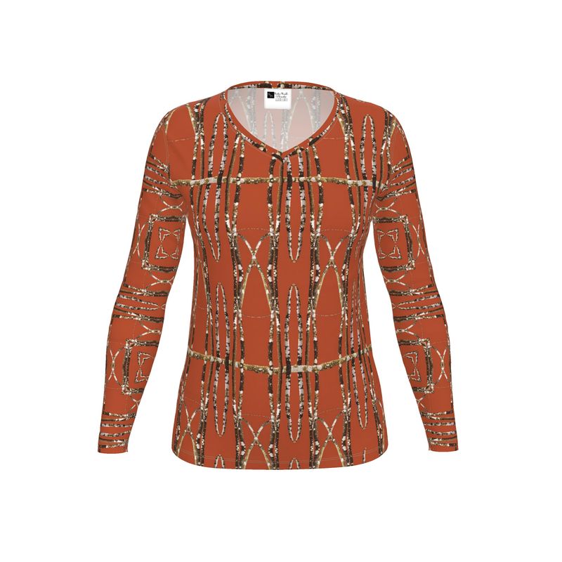 Lichen Log Red Womens T-shirt