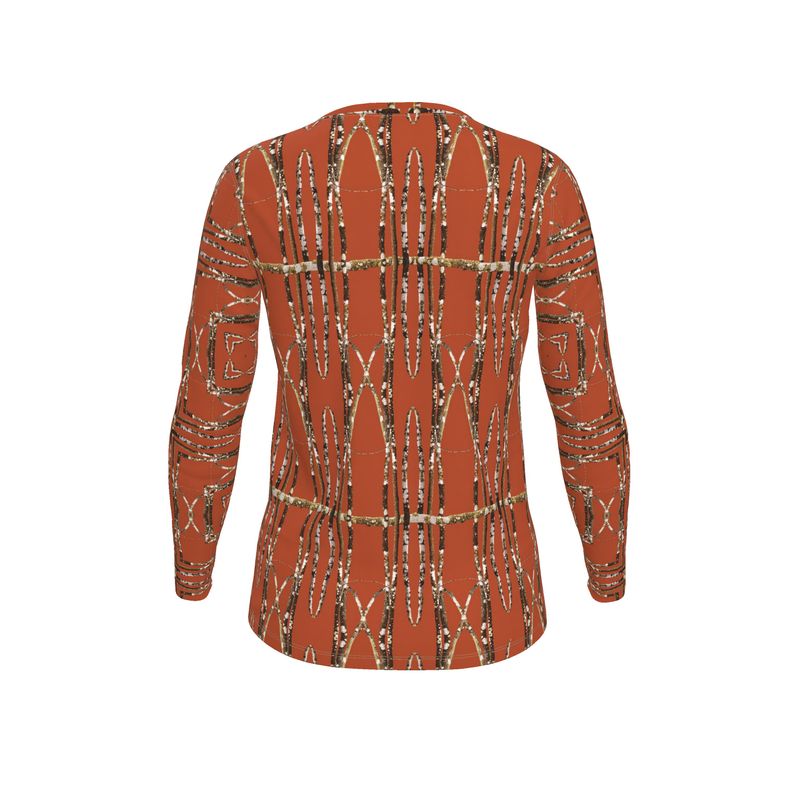 Lichen Log Red Womens T-shirt