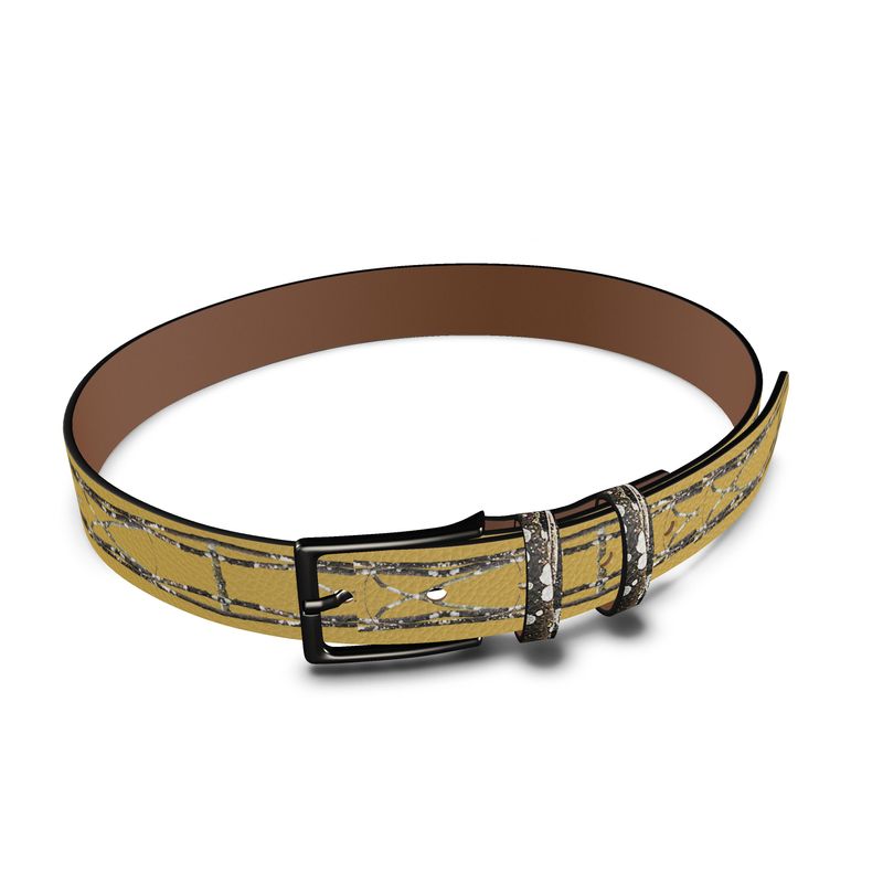 Lichen Log Tan Leather Belt