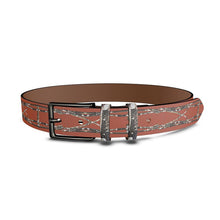 Load image into Gallery viewer, Lichen Log Red Leather Belt
