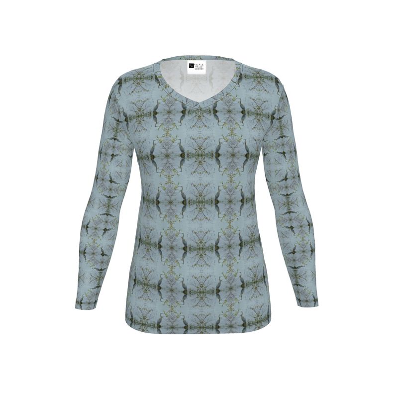 Buttonbush Blue Heron Womens T-shirt