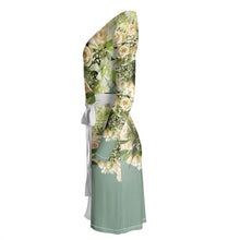 Load image into Gallery viewer, Wedding Flowers 2 Wrap Dress

