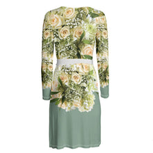 Load image into Gallery viewer, Wedding Flowers 2 Wrap Dress

