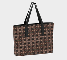 Load image into Gallery viewer, Leaves and Twigs 2 Vegan Leather Tote Bag
