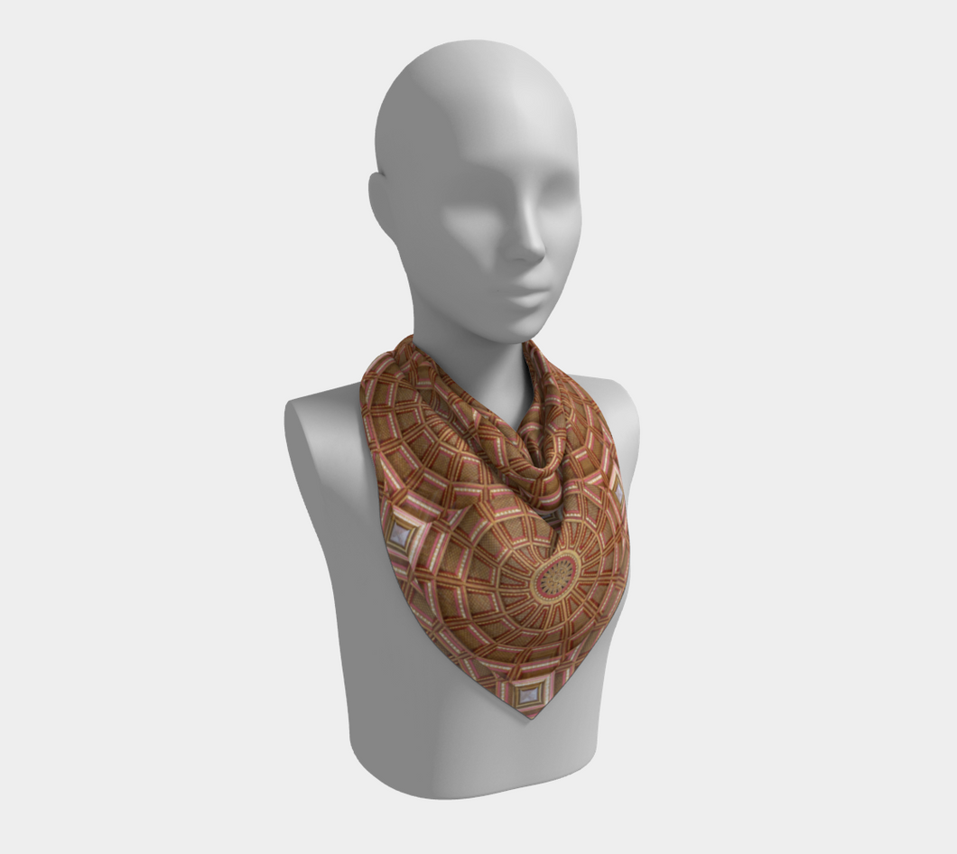 Celestial Ceiling 11 Square Scarf