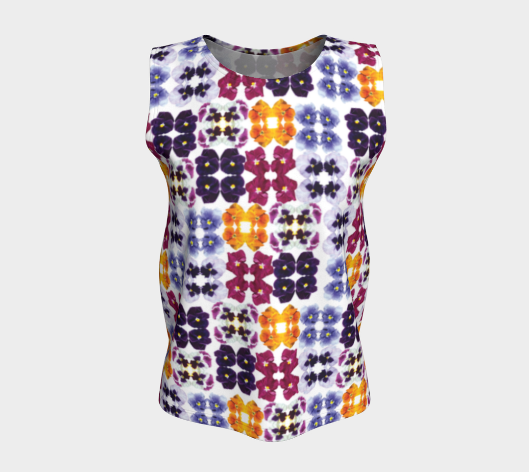 Pansy Box (Long) Loose Tank Top