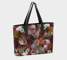 Load image into Gallery viewer, Wedding Flowers Vegan Leather Tote Bag
