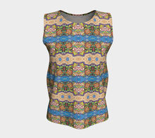 Load image into Gallery viewer, Magnificent Mosaic 4 Loose Tank Top Long
