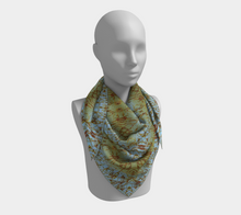 Load image into Gallery viewer, Murky Day Water Square Scarf
