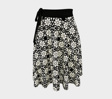 Load image into Gallery viewer, Camelbone White Flower Wrap Skirt
