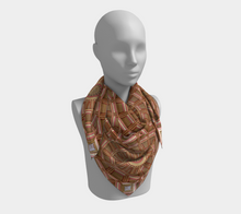 Load image into Gallery viewer, Celestial Ceiling 11 Square Scarf
