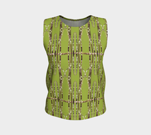 Load image into Gallery viewer, Lichen Log Green Loose Tank Top (Long)
