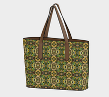 Load image into Gallery viewer, Parisian Leaves 1 Vegan Leather Tote
