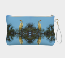 Load image into Gallery viewer, White Egret Make Up Bag
