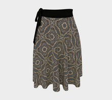 Load image into Gallery viewer, Lichen Log Grey Wrap Skirt
