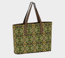 Load image into Gallery viewer, Parisian Leaves 1 Vegan Leather Tote
