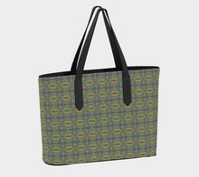 Load image into Gallery viewer, Magnificent Mosaic 3 Vegan Leather Tote Bag
