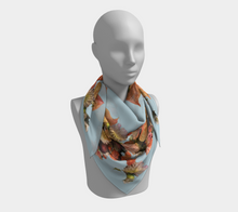 Load image into Gallery viewer, Anthurium Wreath Square Scarf
