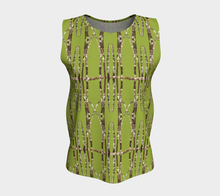 Load image into Gallery viewer, Lichen Log Green Loose Tank Top (Long)
