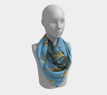 Load image into Gallery viewer, White Egret Square Scarf
