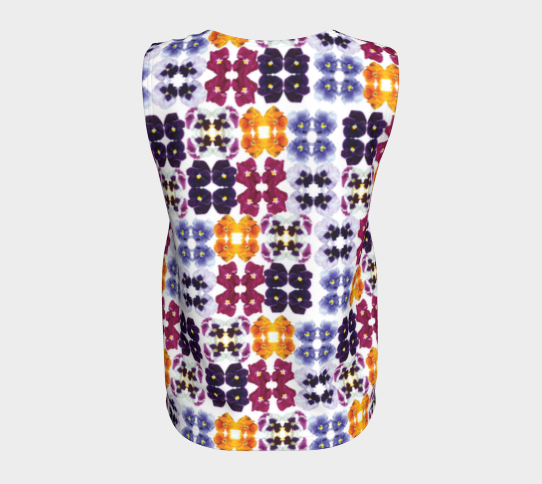 Pansy Box (Long) Loose Tank Top