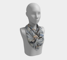 Load image into Gallery viewer, Chattahoochee Blue Herons Square Scarf
