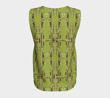 Load image into Gallery viewer, Lichen Log Green Loose Tank Top (Long)
